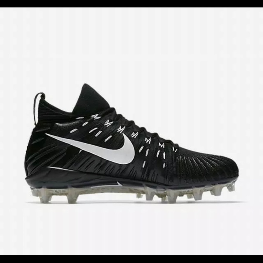 Nike Mens Alpha Menace Elite Football Cleats Black White 871519-010 Mens Size 10